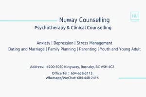 Nuway Counselling - mentalHealth in Burnaby, BC - image 1
